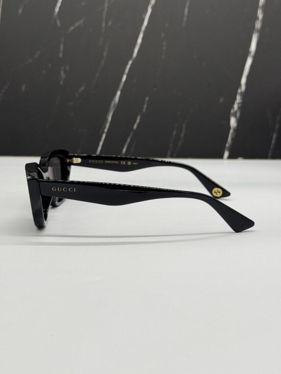 NEW GUCCI GG1638S 001 SUNGLASSES BLACK WOMEN EYEWEAR main image 5